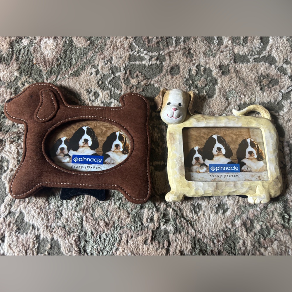 Pinnacle Dog Photo Frame Set of 2 NWT